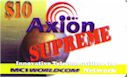 Axion Supreme Prepaid Calling Card
